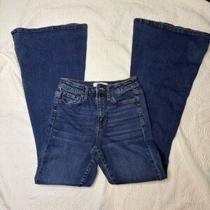 Stylish Blue Women's Flare Jeans